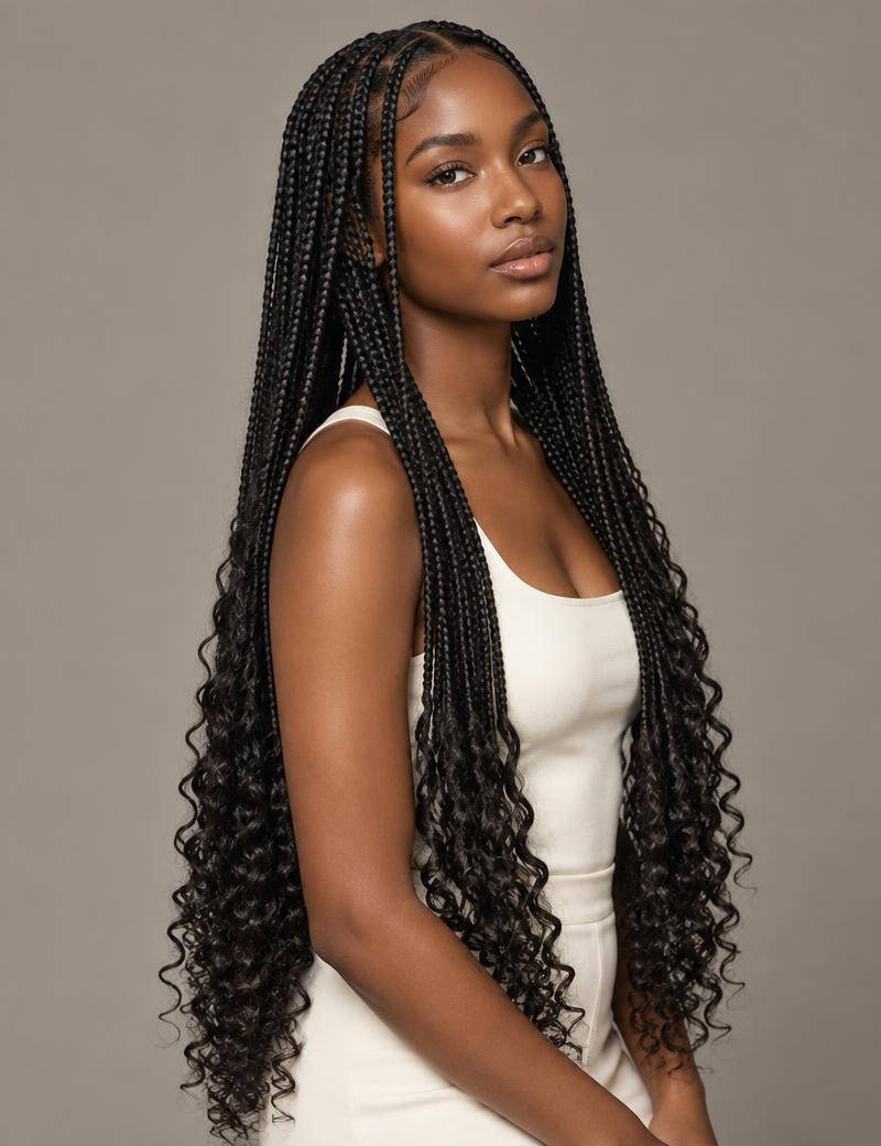 Editorial inspiration for Boho Braids